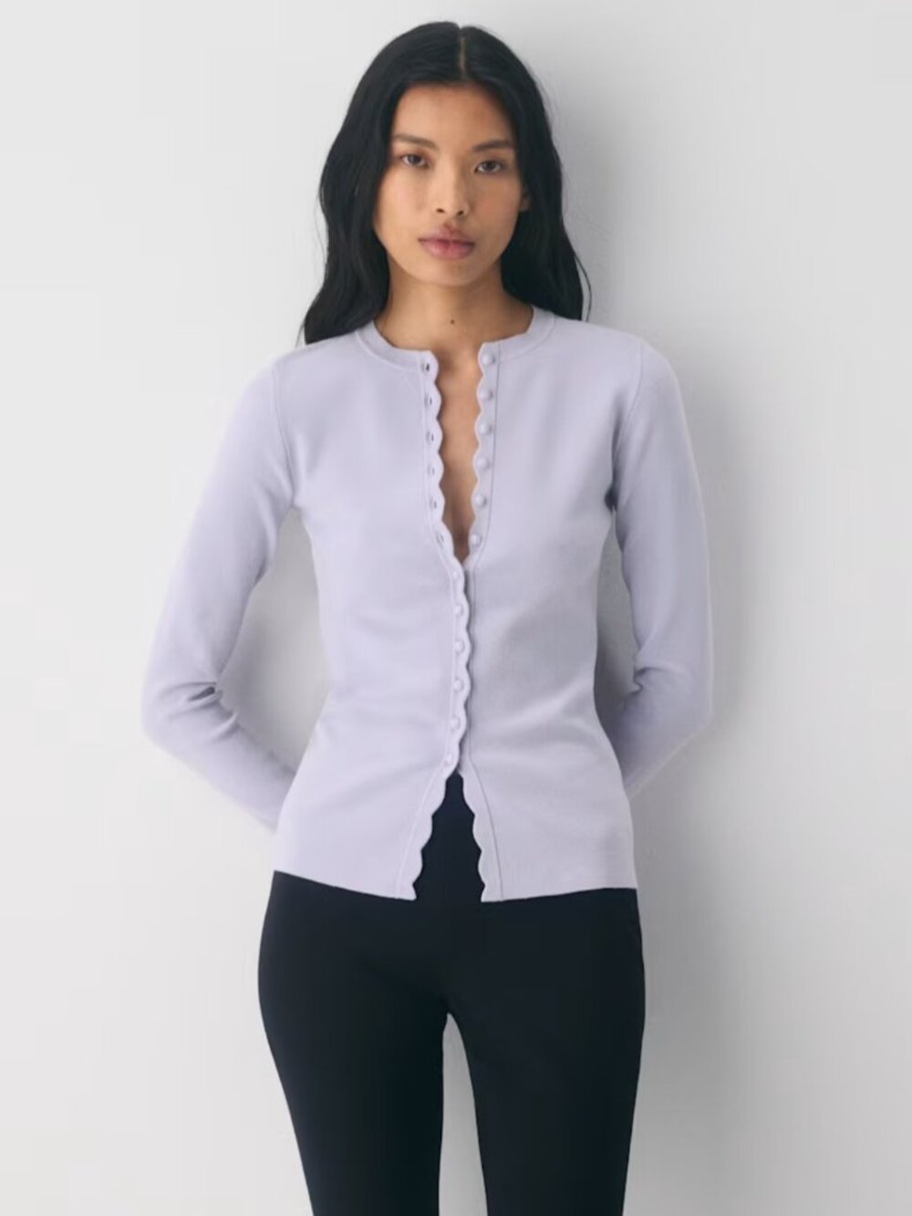 NWT Aritiza SHELLY Cardigan Wildflower Lilac